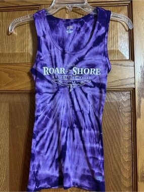 Soffe Purple Tie-Dye 'Roar on the Shore' Tank